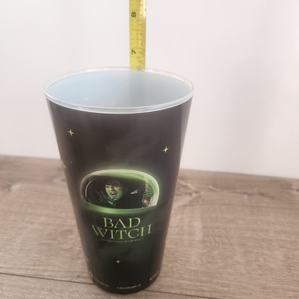 The Wizard of Oz At Sphere Las Vegas Bad Witch Wicked Green Souvenir Plastic Cup - Picture 5 of 5